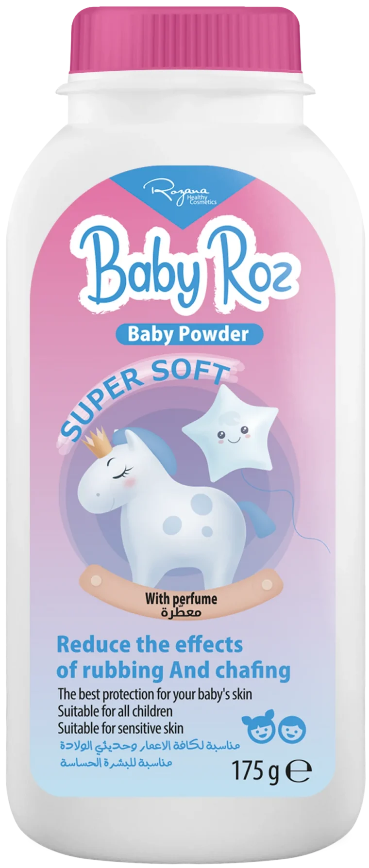 BABY ROZ POWDER WITH  PERFUME 175g