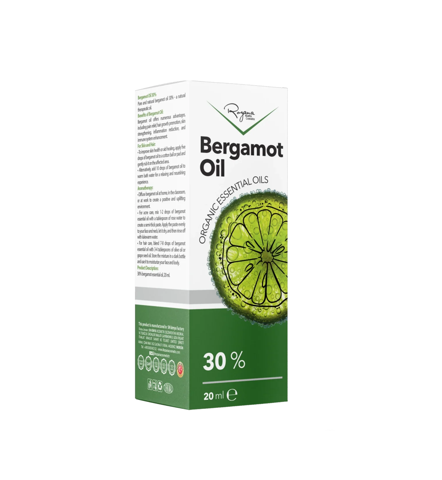 ROZANA BERGAMOT OIL 30%