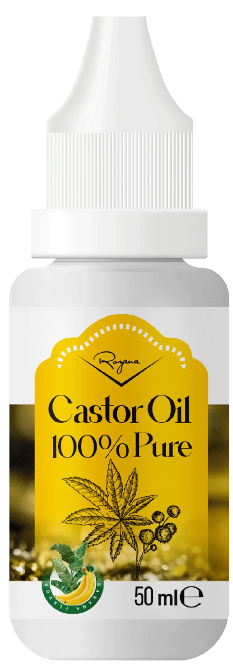 ROZANA CASTOR OIL – BANANA – 50 mL