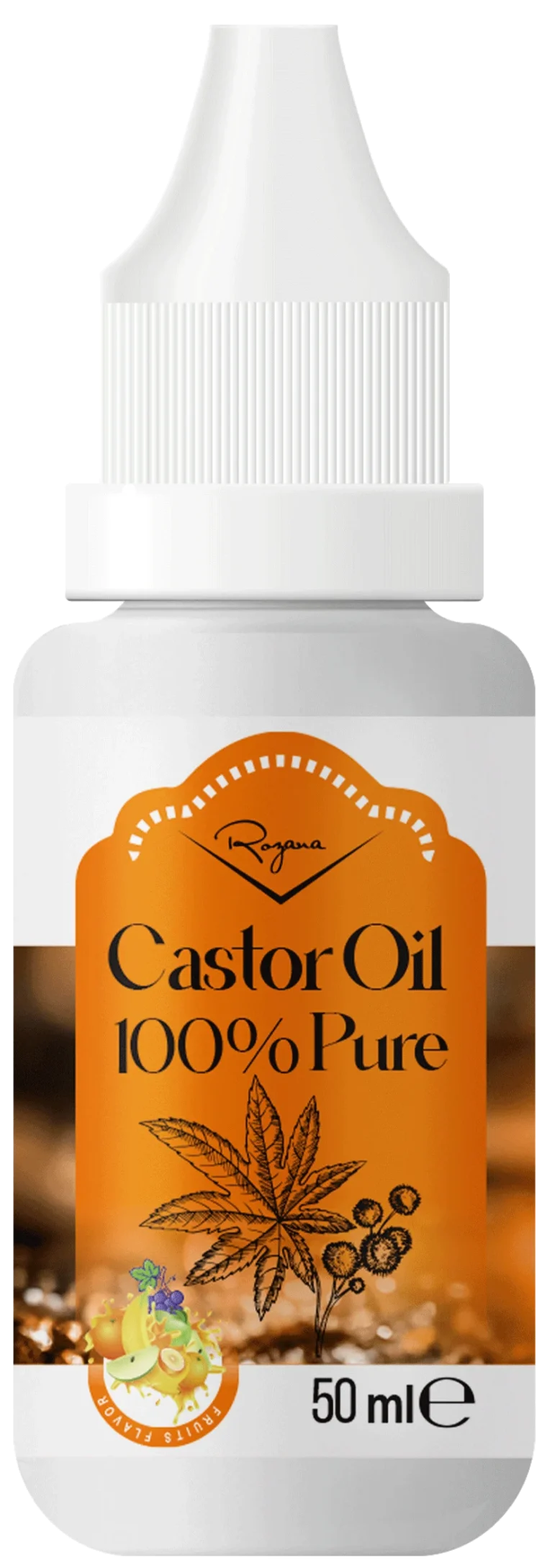 ROZANA CASTOR OIL – FRUITS – 50 mL