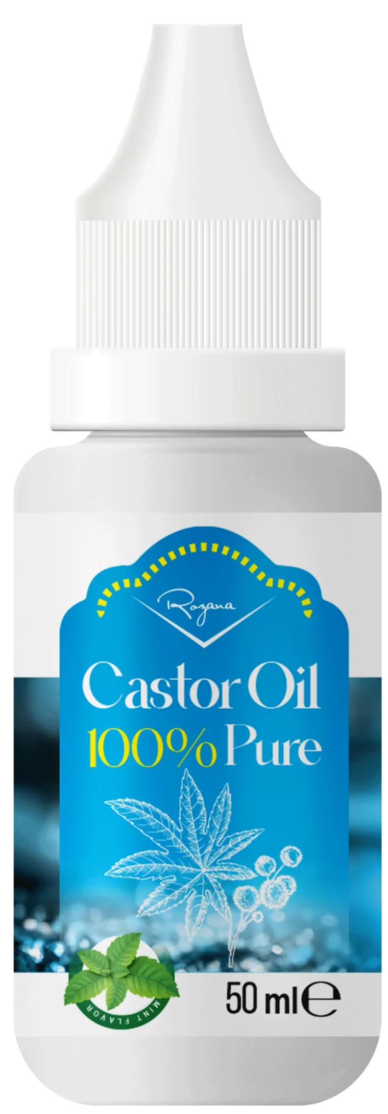 ROZANA CASTOR OIL – MINT – 50 mL