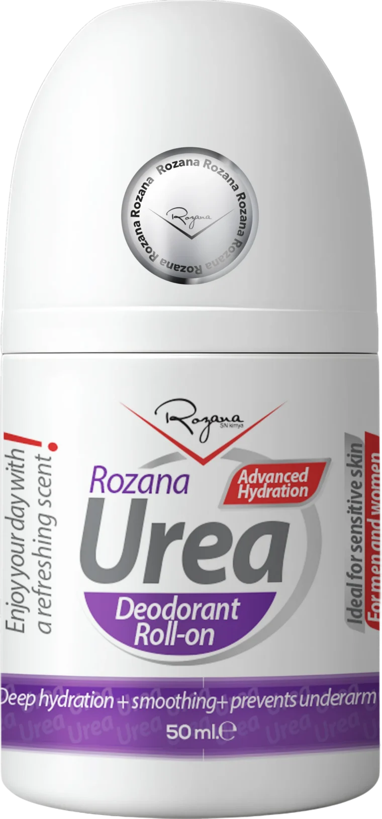 ROZANA DEODORANT UREA ROLL ON 2% – 50 mL