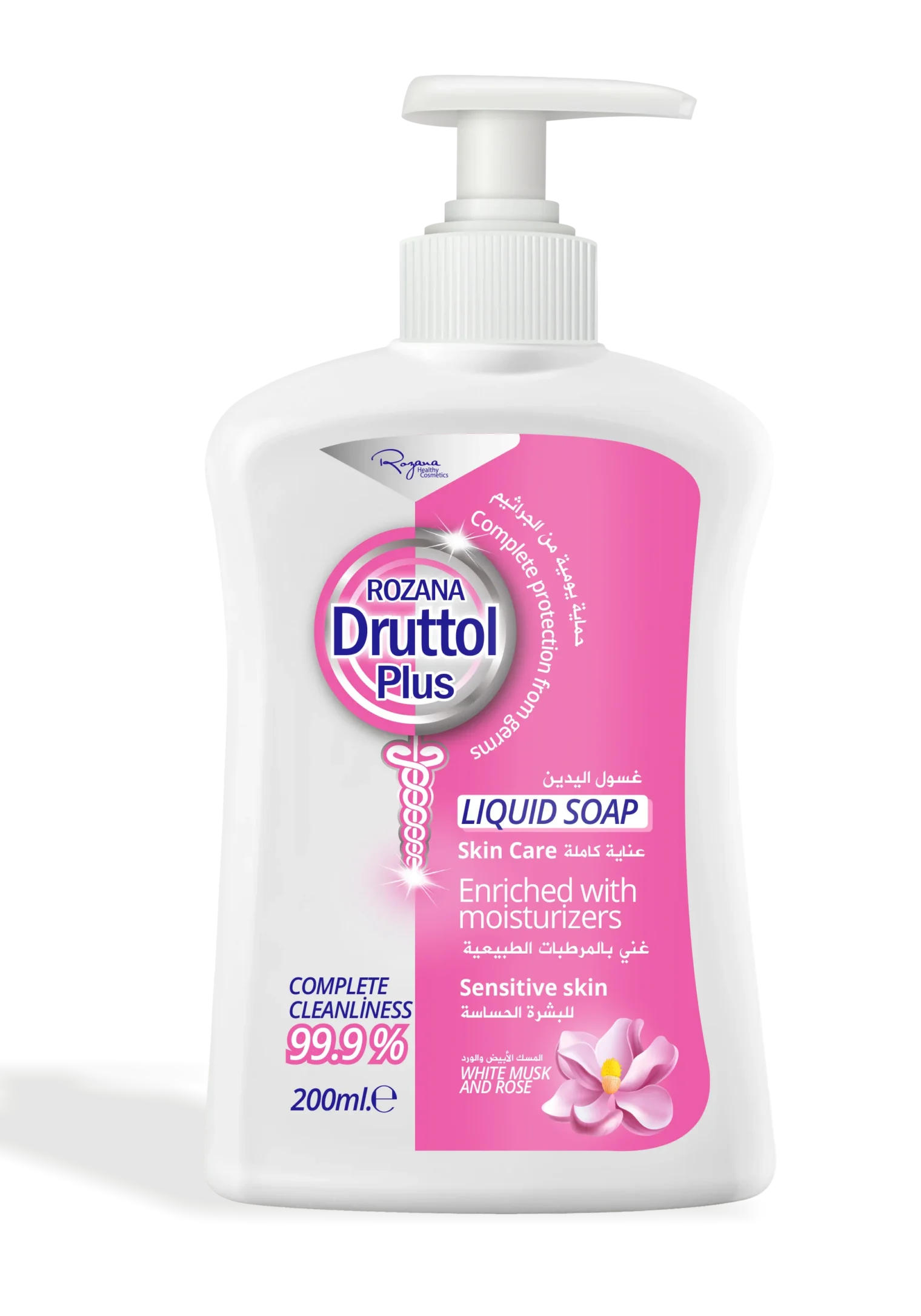 ROZANA DRUTTOL PLUS LIQUID SOAP – ROSE