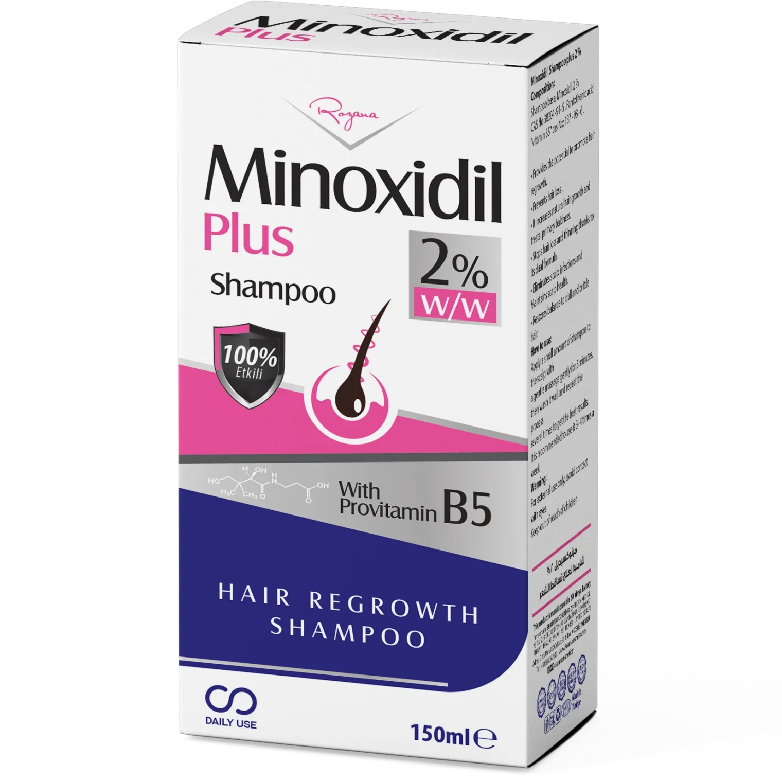 ROZANA HAIR SPRAY MINOXIDIL 2%
