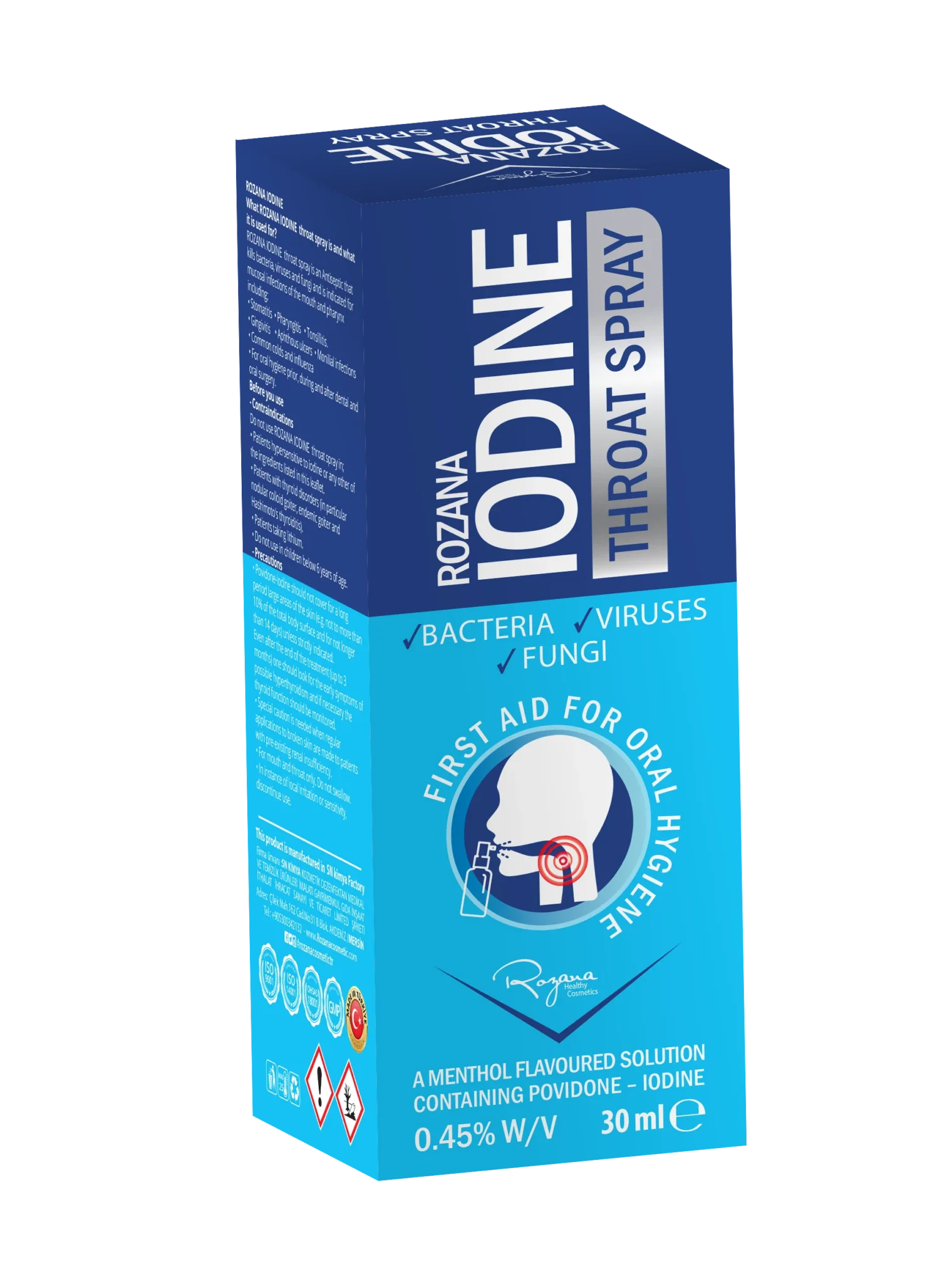 ROZANA IODINE THROAT SPRAY