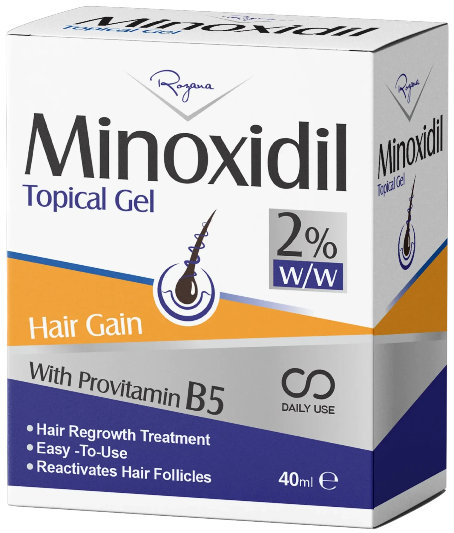 ROZANA MINOXIDIL TOPICAL GEL 2%