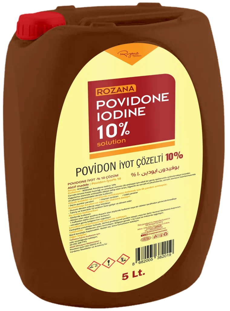 ROZANA POVIDONE IODINE 10% SOLUTION 5L