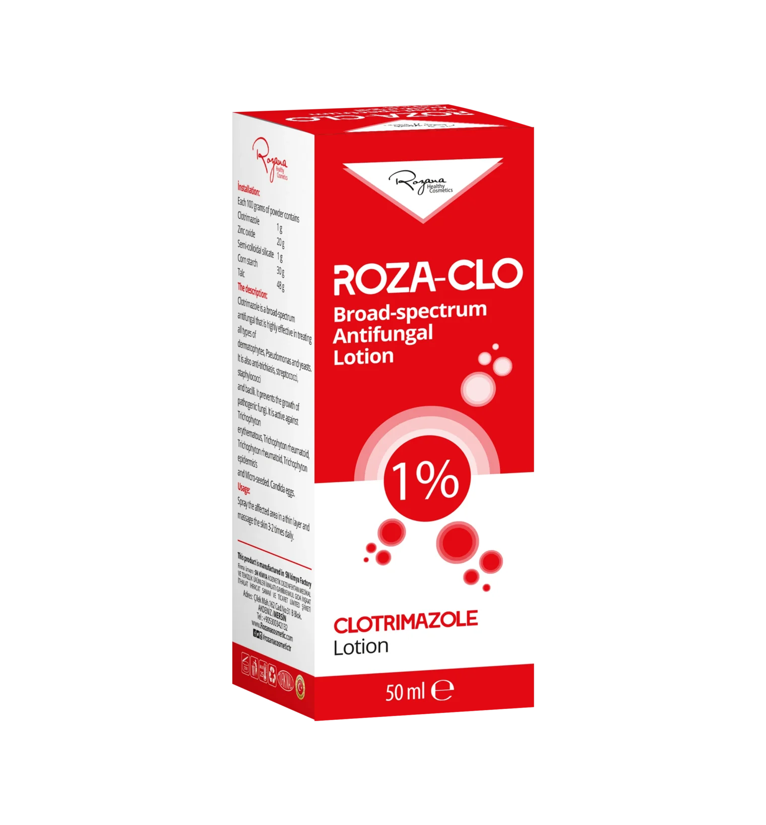 ROZANA ROZA-CLO 1% LOTION