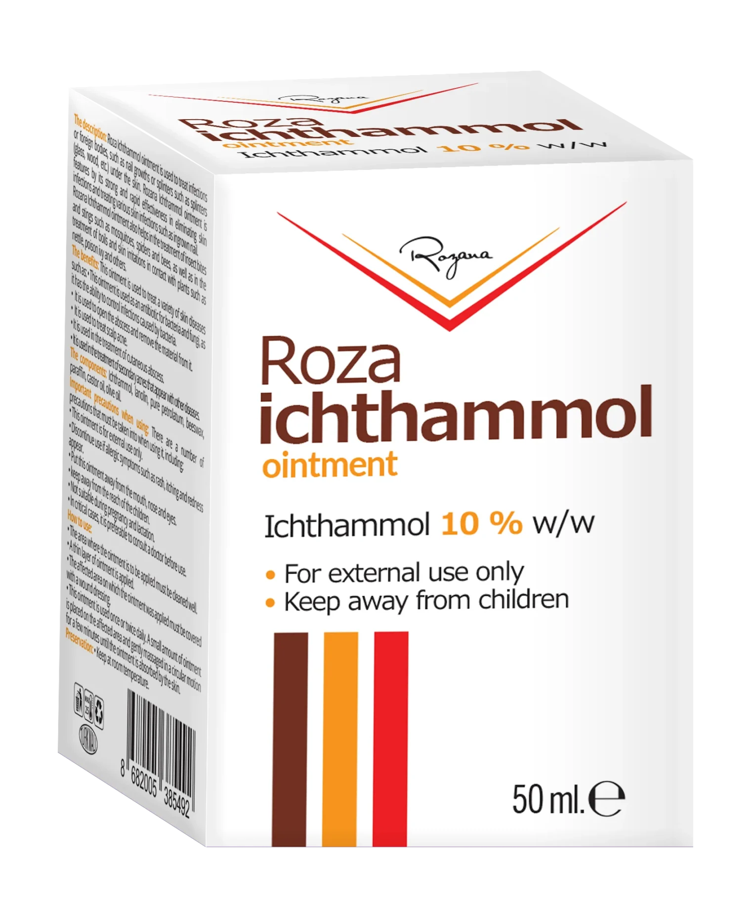 ROZANA ROZA ICHTHAMMOL OINTMENT 50mL