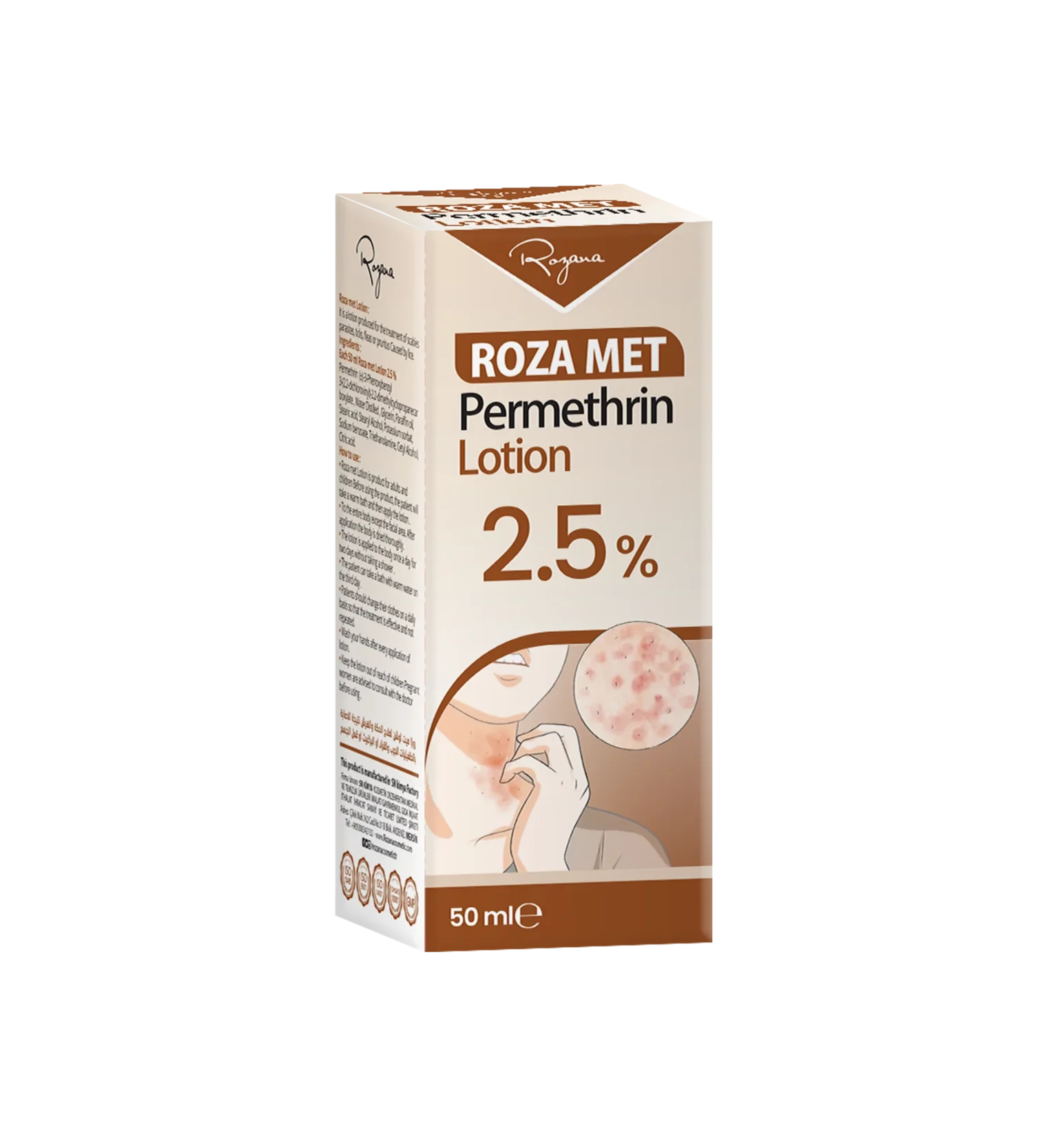 ROZANA ROZAMET 2.5% LOTION 50mL