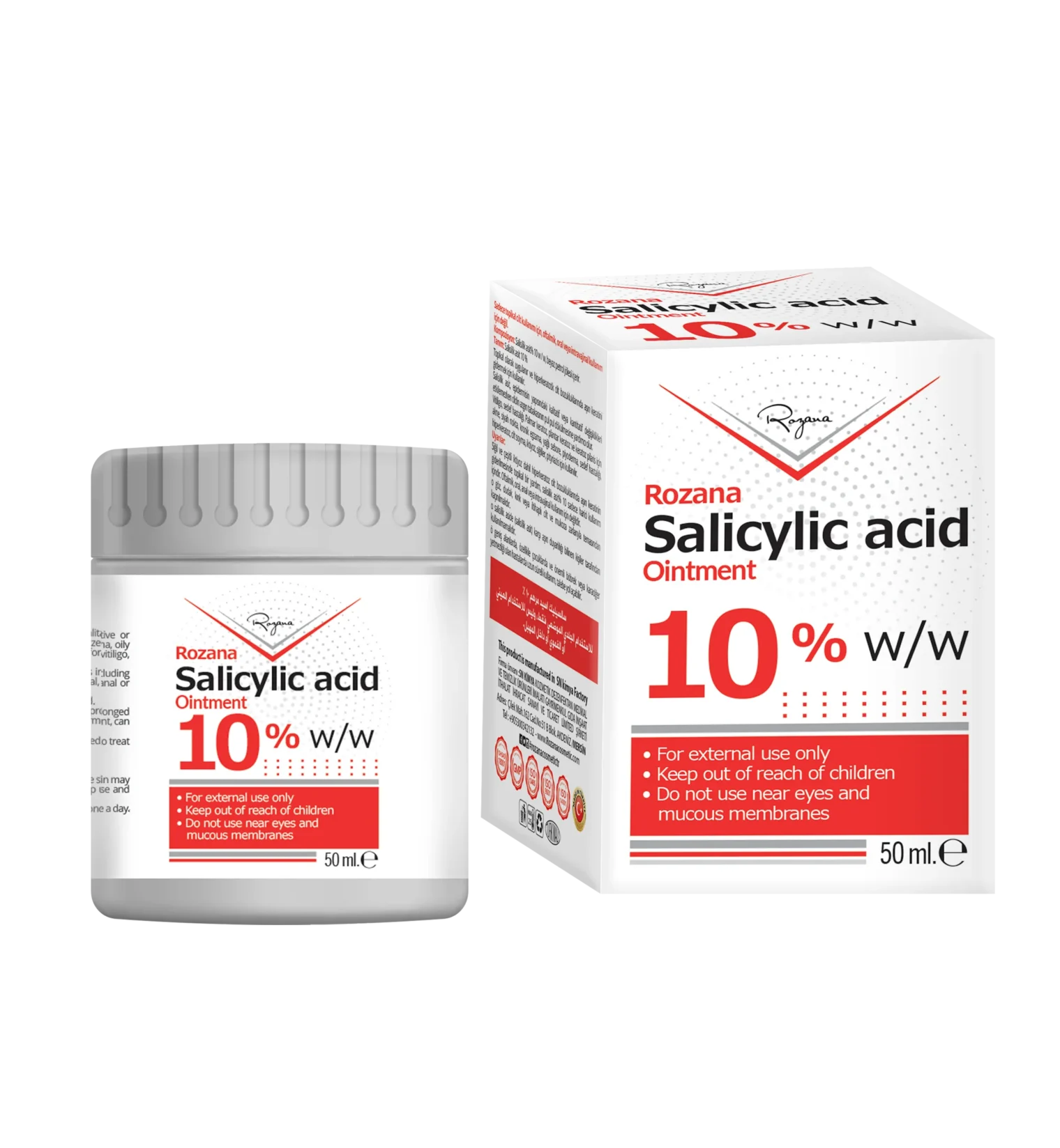ROZANA SALICYLIC ACID OINTMENT 10%
