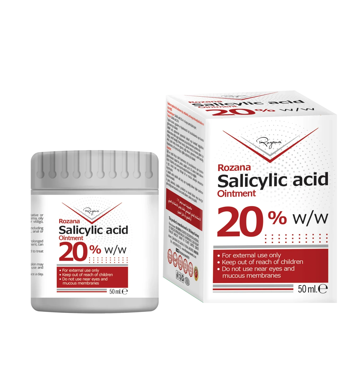 ROZANA SALICYLIC ACID OINTMENT 20%