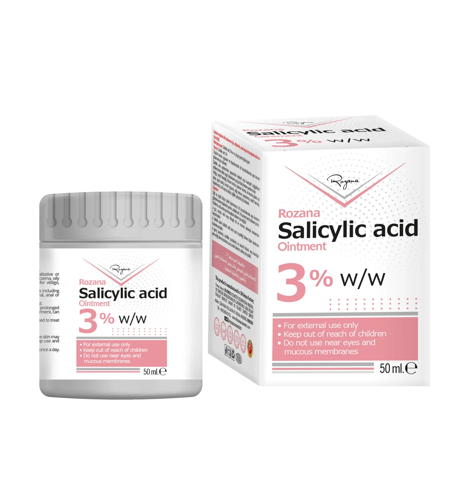 ROZANA SALICYLIC ACID OINTMENT 3%