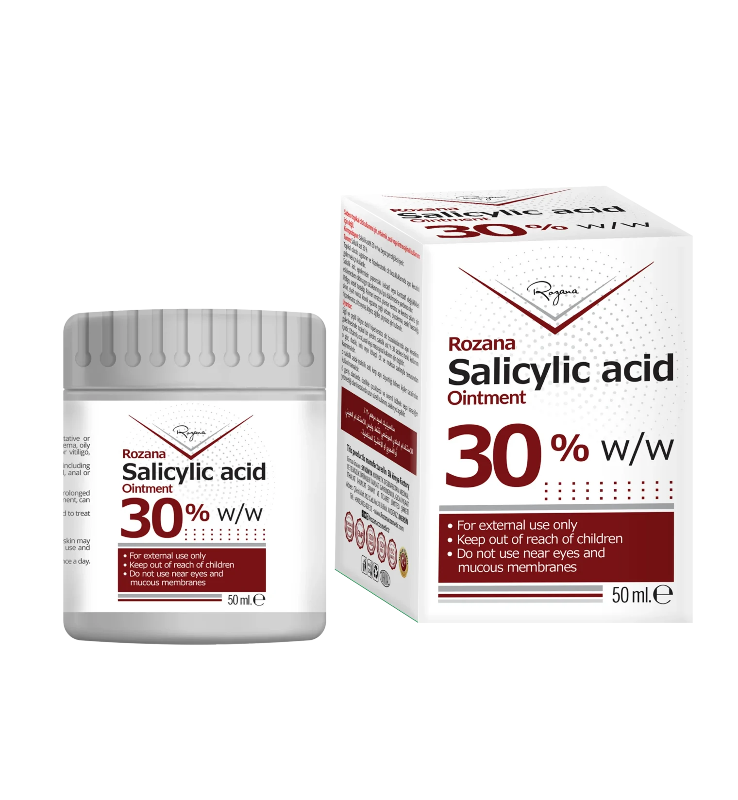 ROZANA SALICYLIC ACID OINTMENT 30%