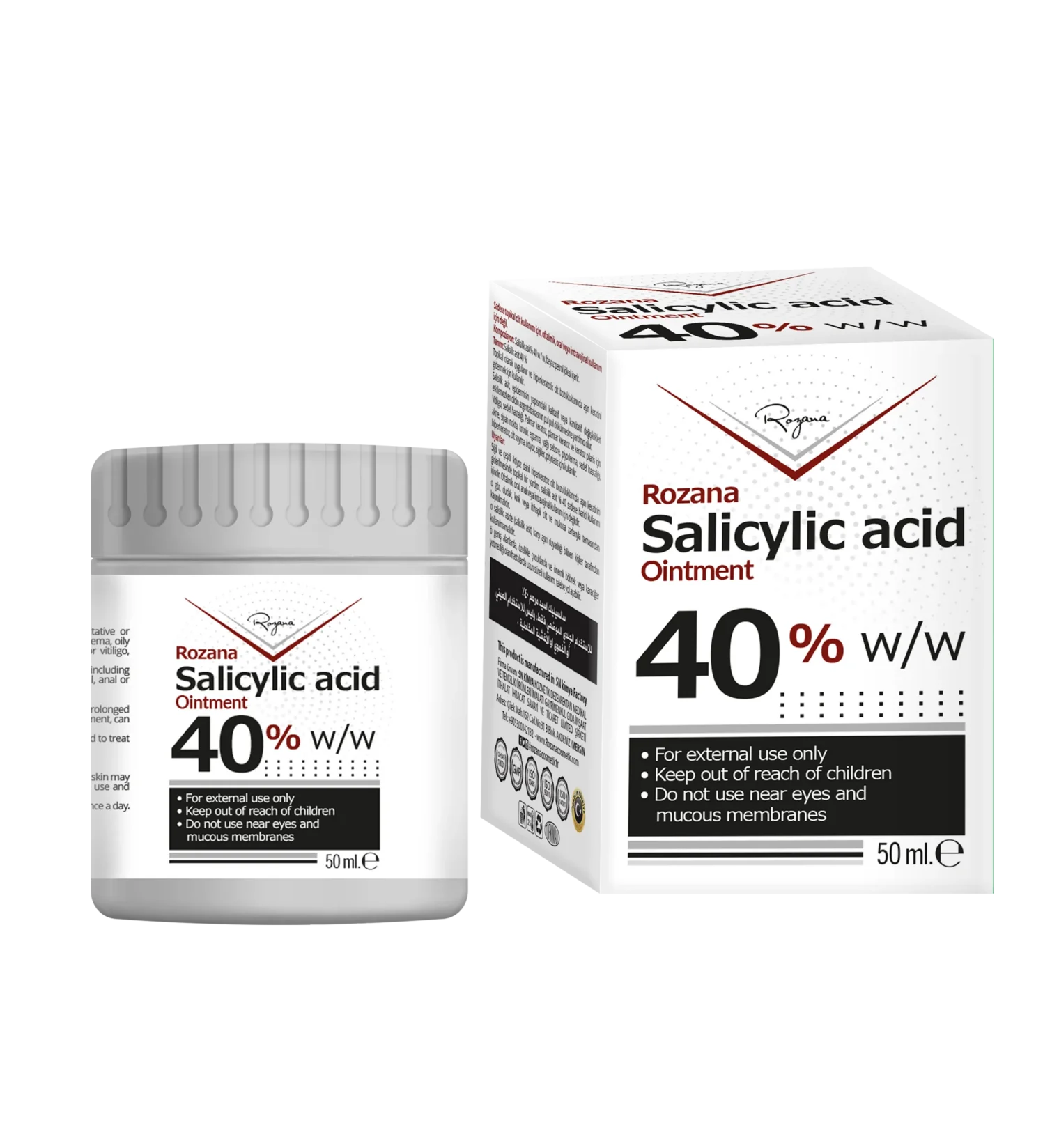 ROZANA SALICYLIC ACID OINTMENT 40%