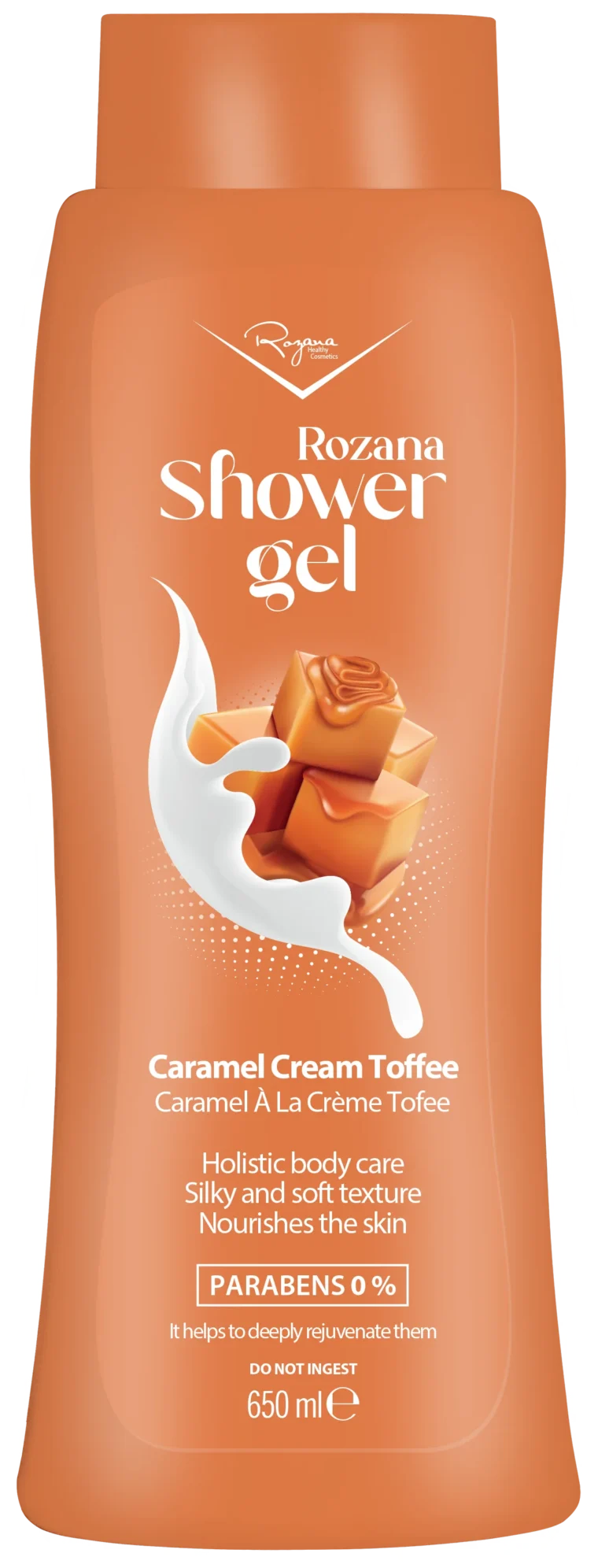 ROZANA SHOWER GEL – CARAMEL CREAM TOFFEE