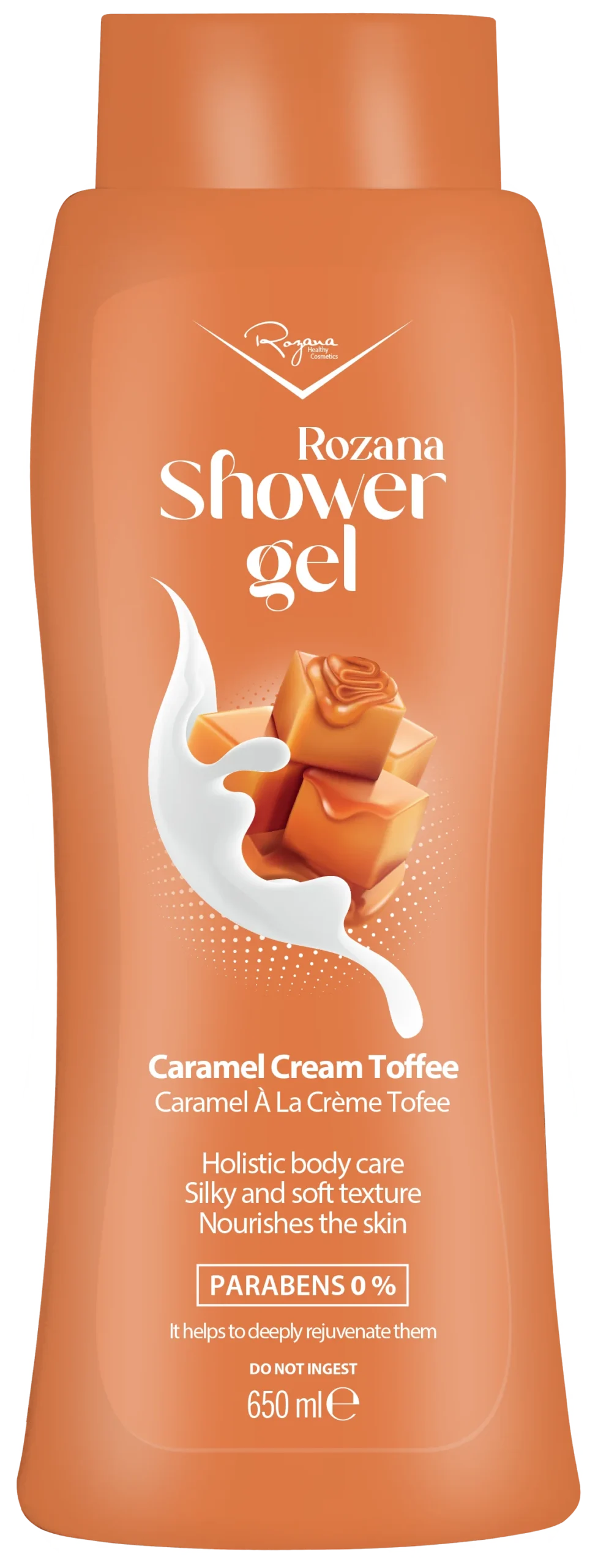 ROZANA SHOWER GEL – CARAMEL CREAM TOFFEE