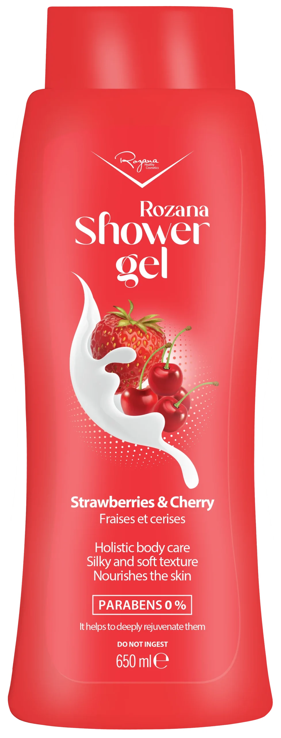 ROZANA SHOWER GEL — STRAWBERRIES & CHERRY