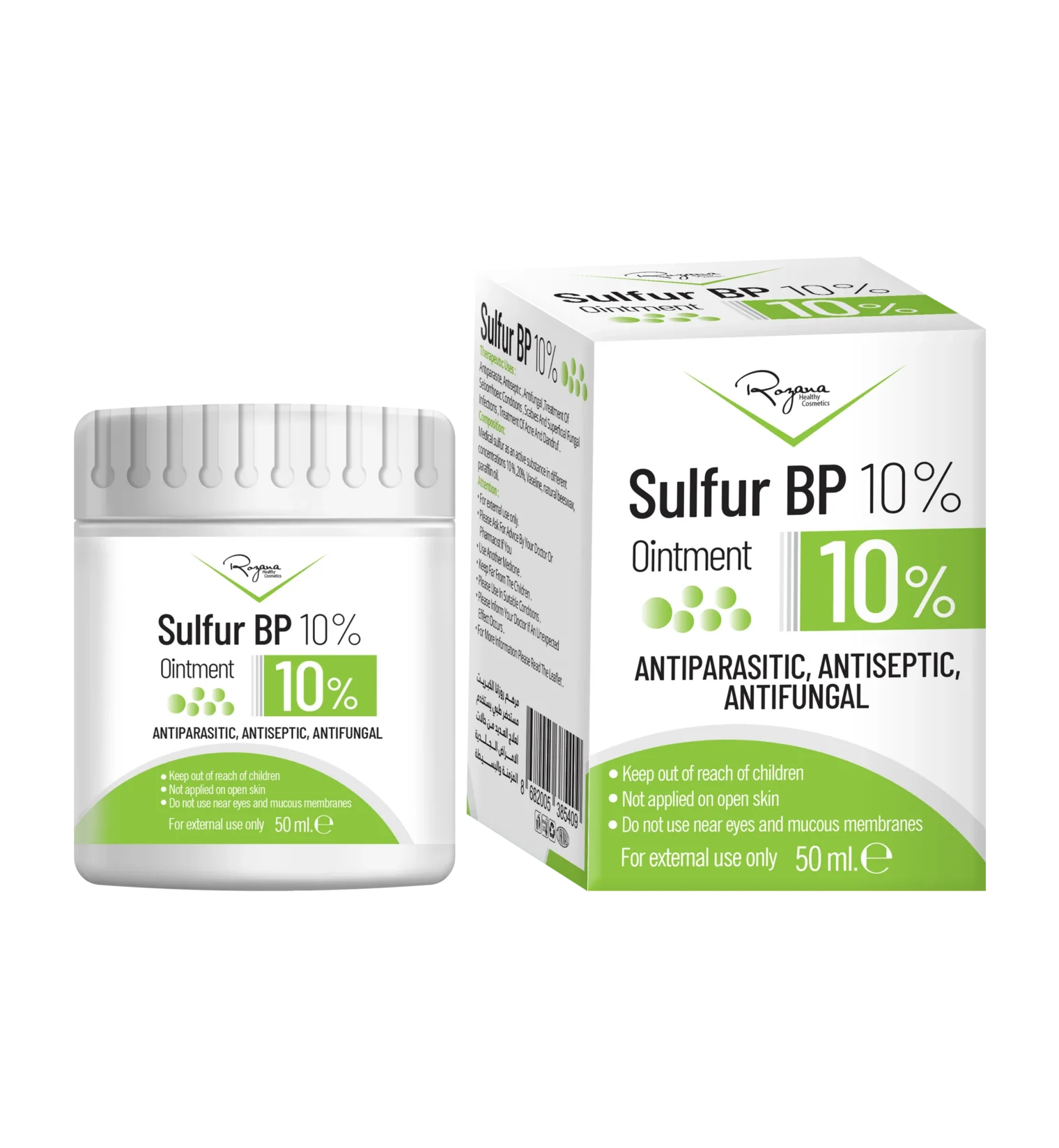 ROZANA SULFUR BP OINTMENT 10%