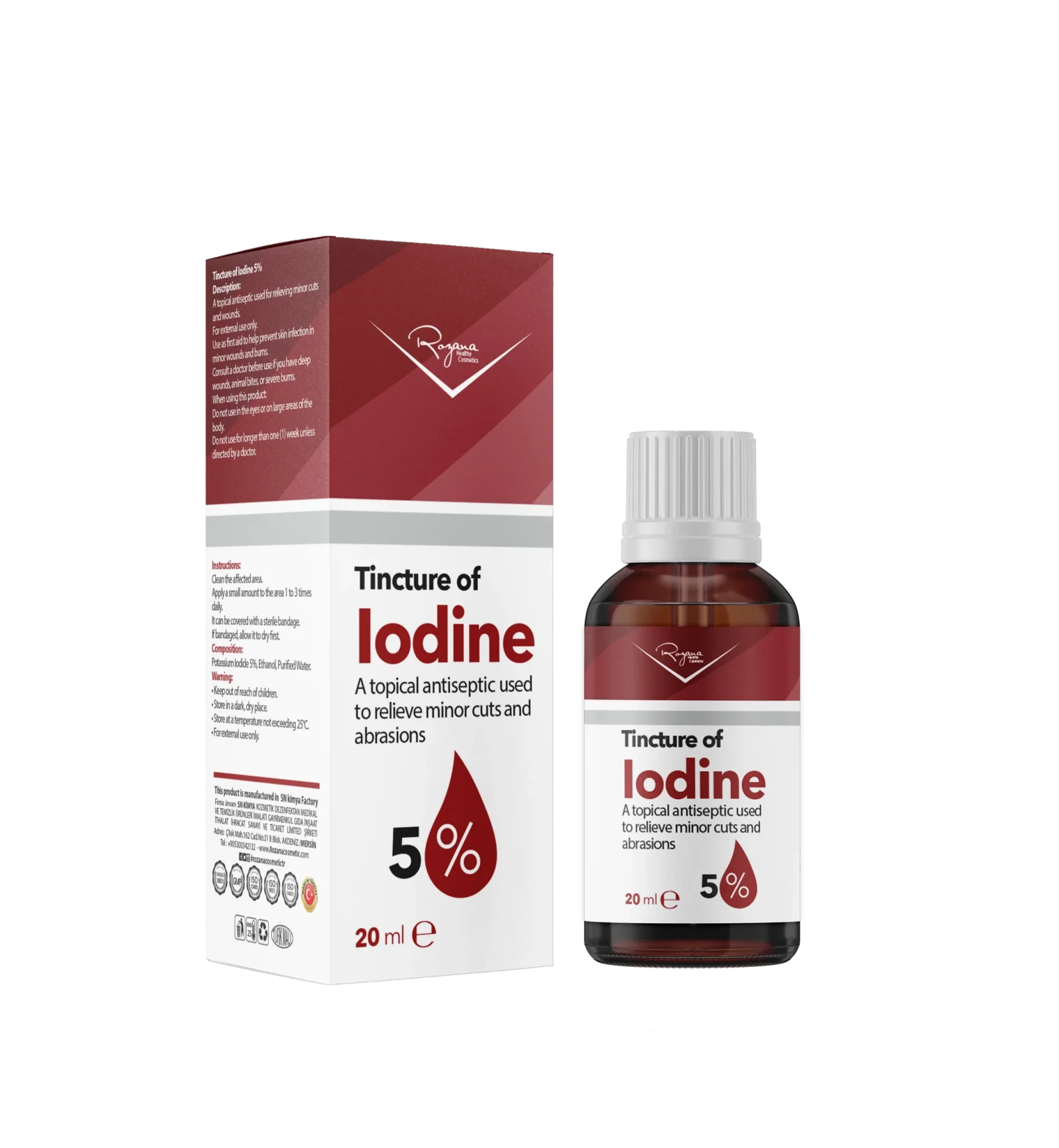 ROZANA TINCTURE OF IODINE 5%