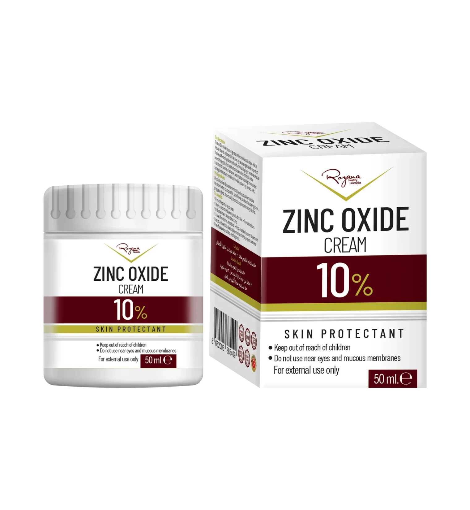 ROZANA ZINC OXIDE CREAM 10%