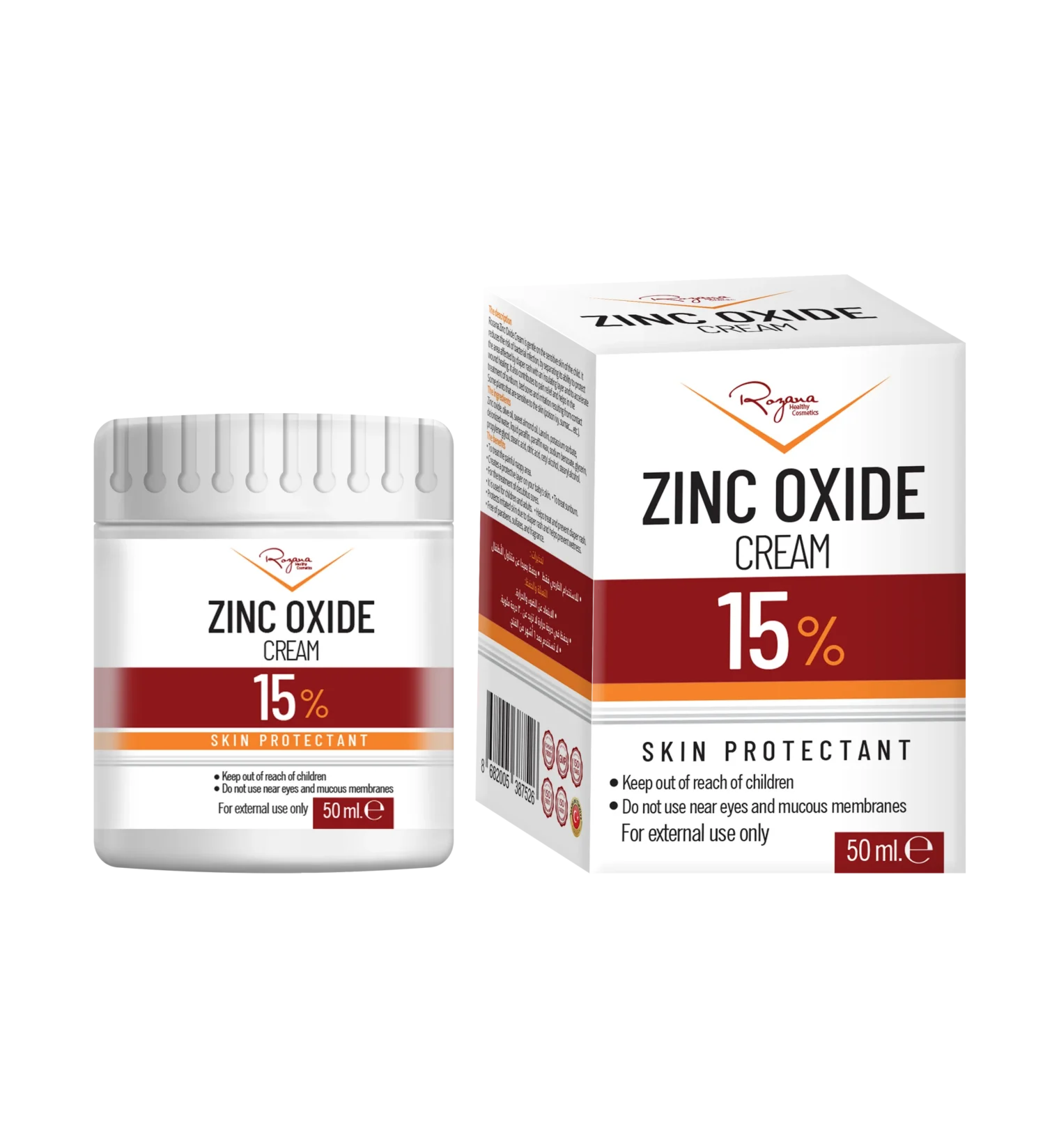 ROZANA ZINC OXIDE CREAM 15%