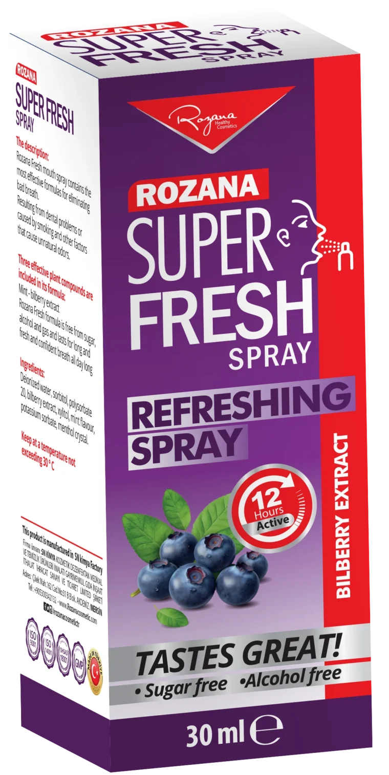 ROZANA SUPER FRESH SPRAY – BILBERRY
