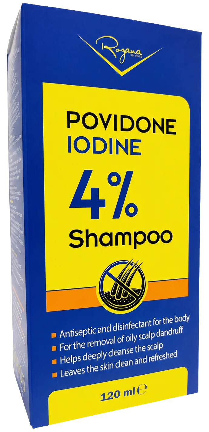 ROZANA POVIDONE SHAMPOO 4% — 120 mL