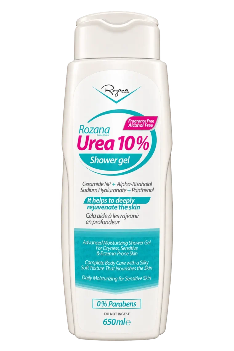ROZANA SHOWER GEL UREA 10% – FRAGRANCE FREE – 650 mL