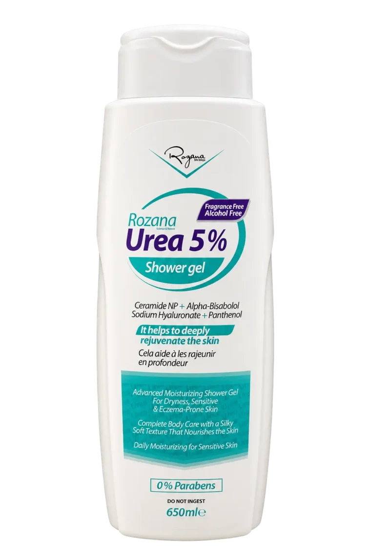 ROZANA SHOWER GEL UREA 5% – FRAGRANCE FREE – 650 mL