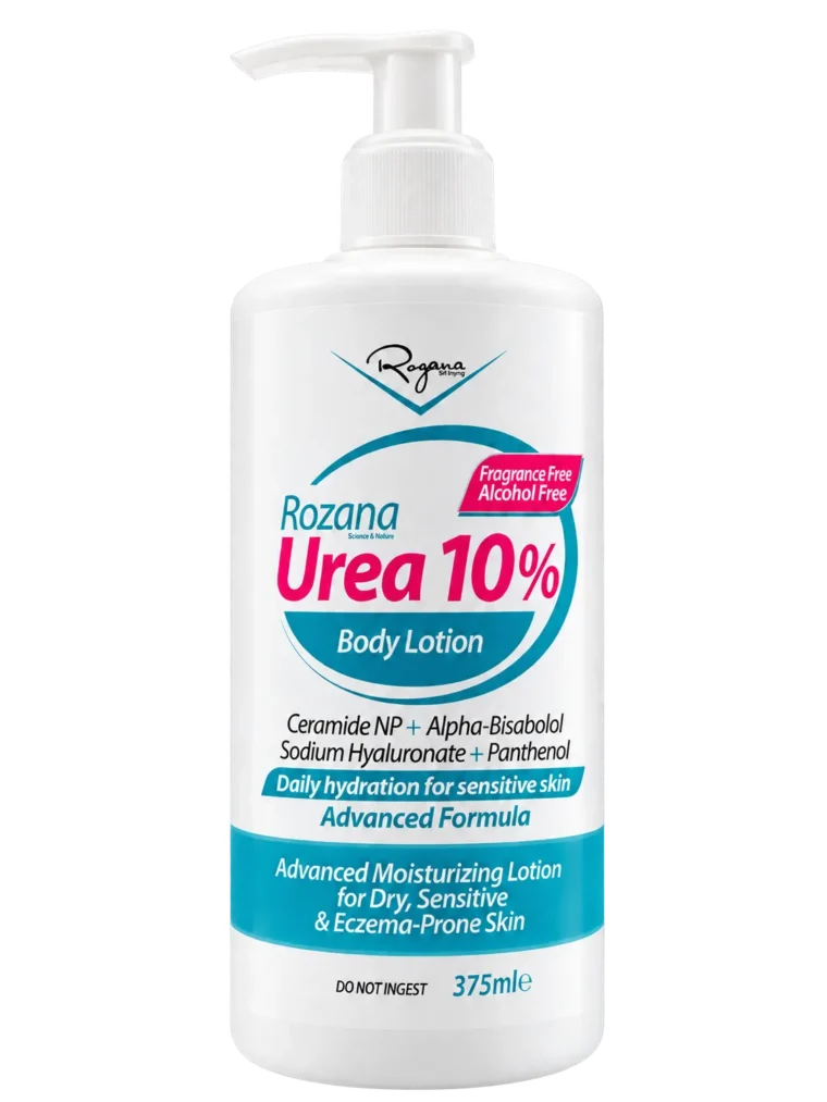 ROZANA UREA BODY LOTION 10% – FRAGRANCE FREE – 375 mL