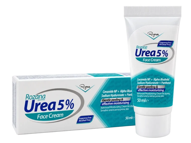 ROZANA UREA FACE CREAM 5% – FRAGRANCE FREE – 50 mL