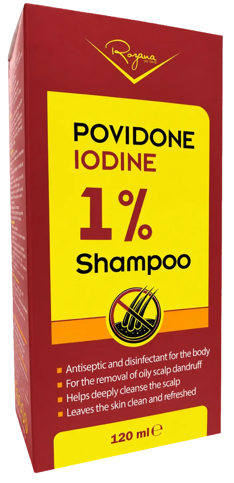 ROZANA POVIDONE SHAMPOO 1% – 120 mL
