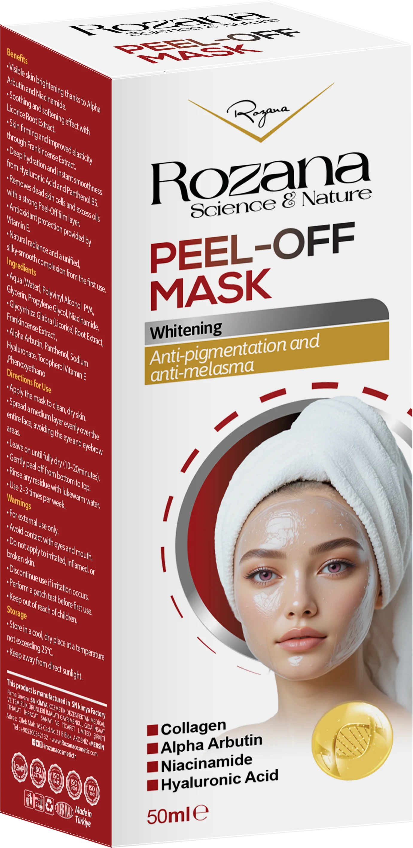 ROZANA PEEL-OFF MASK – ALPHA ARBUTIN