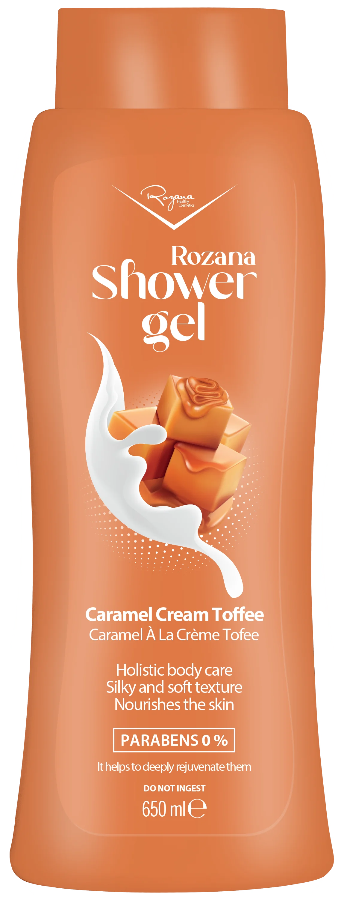 ROZANA SHOWER GEL – CARAMEL CREAM TOFFEE