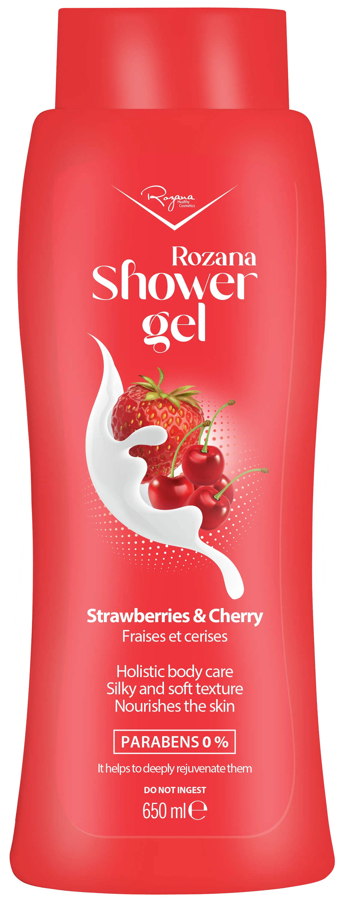 ROZANA SHOWER GEL – STRAWBERRIES & CHERRY
