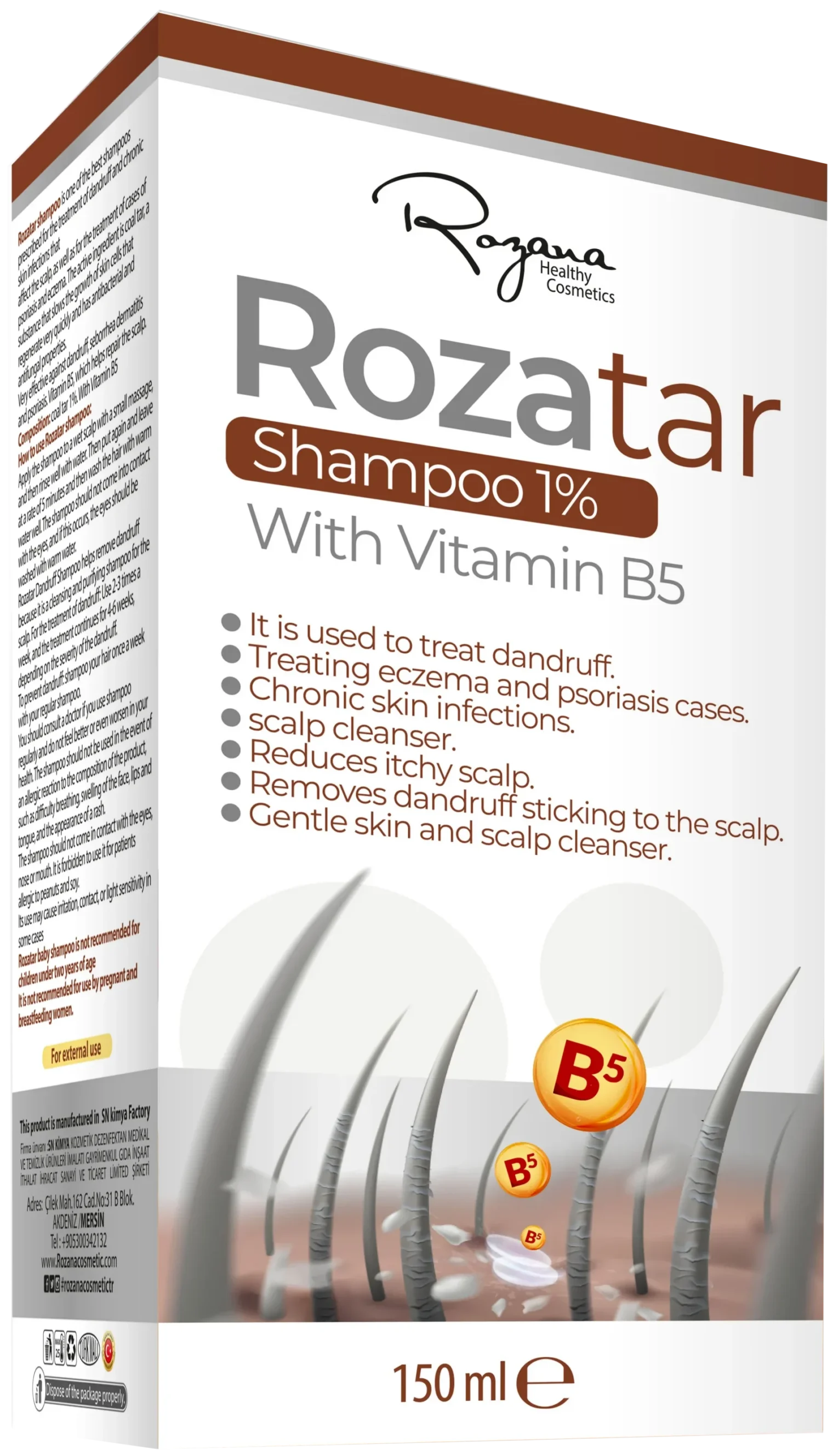 ROZANA ROZA TAR SHAMPOO 1%